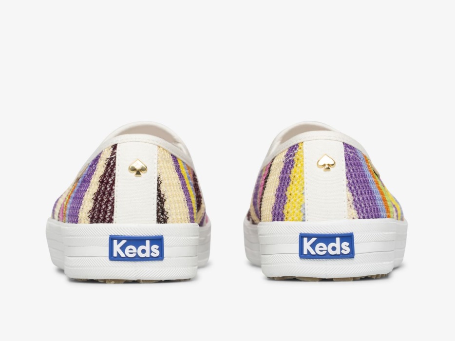 Dames X Kate Spade New York Dubbeldekker Gehaakt Roze Multi Keds