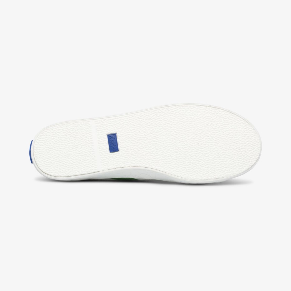 Dames X Kate Spade New York Kickstart Logo Foxing Wit Groen Keds