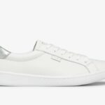 Aasleer Dames Keds Wit Zilver
