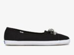 Badstof Canvas Voor Dames Zwart Multikeds