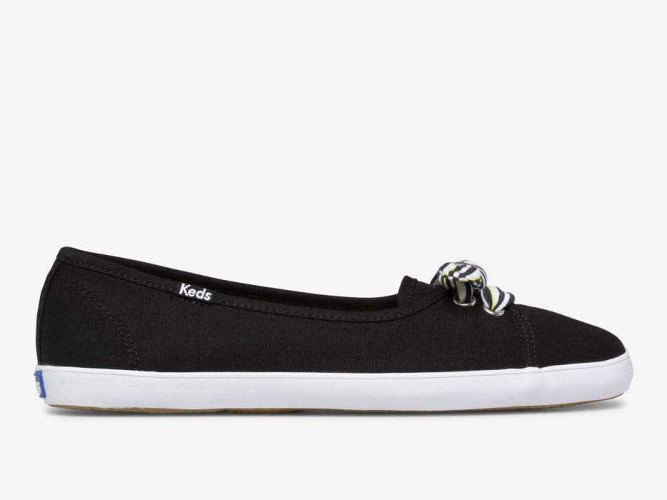 badstof_canvas_voor_dames_zwart_multikeds.jpg Badstof Canvas Voor Dames Zwart Multikeds - Afbeelding 1