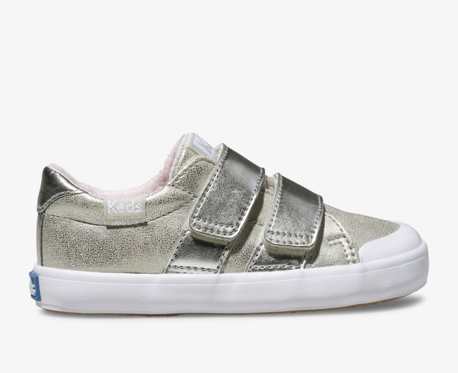 big_kids_courtney_hl_keds_zilver.jpg Big Kid's Courtney Hl Keds Zilver - Afbeelding 1
