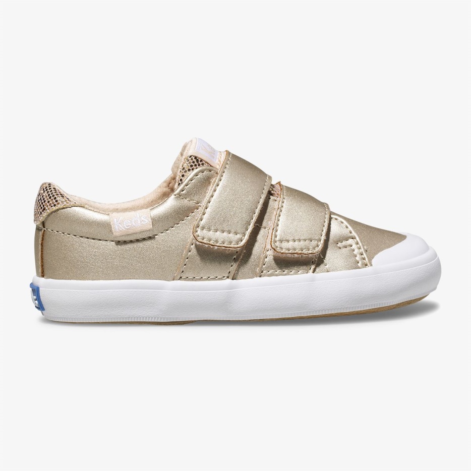 big_kids_courtney_hl_rose_gouden_keds.jpg Big Kid's Courtney Hl Rose Gouden Keds - Afbeelding 1