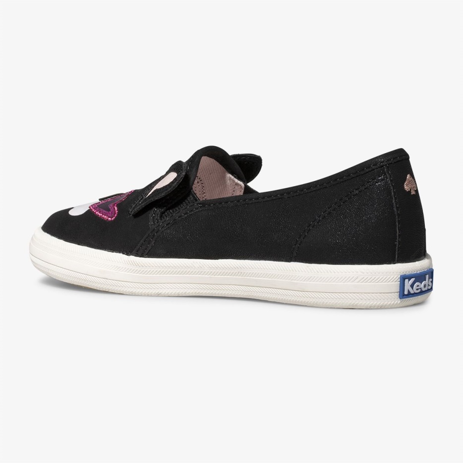 Big Kid's X Kate Spade New York Dubbeldekker Francois Black Keds - Afbeelding 4