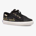 Big Kid's X Kate Spade New York Kickstart Jr Script Black Keds - Afbeelding 5