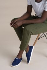 Chillax Wasbare Blauwe Keds Voor Dames - Afbeelding 4