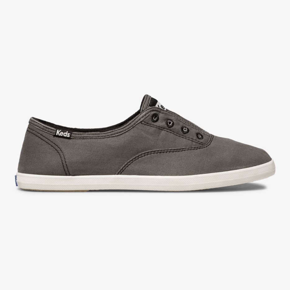 chillax_wasbare_keds_houtskool_voor_dames.jpg Chillax Wasbare Keds Houtskool Voor Dames - Afbeelding 1