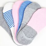 Dames 6 Pk Klassieke Sneaker Voering Sokken Roze Multi Keds