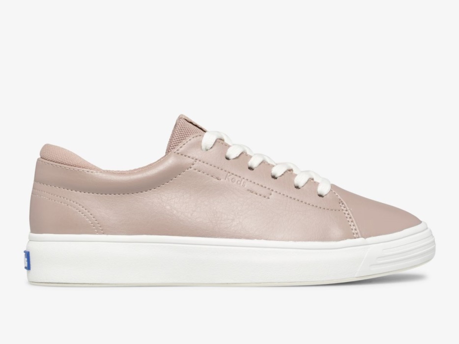 dames_alley_coated_twill_keds_mauve.jpg Dames Alley Coated Twill Keds Mauve - Afbeelding 1