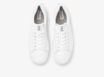 Dames Alley Leer Wit Keds - Afbeelding 3