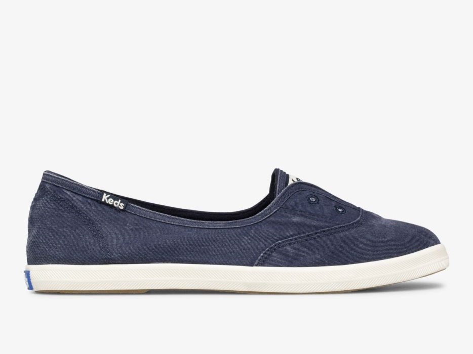 dames_chillax_mini_twill_wasbare_marine_keds.jpg Dames Chillax Mini Twill Wasbare Marine Keds - Afbeelding 1