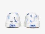 Dames Chillax Splatter Twill Keds Wit Blauw - Afbeelding 2