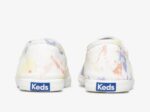 Dames Chillax Splatter Twill Witte Perzik Keds - Afbeelding 2