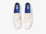 Dames Chillax Splatter Twill Witte Perzik Keds - Afbeelding 3