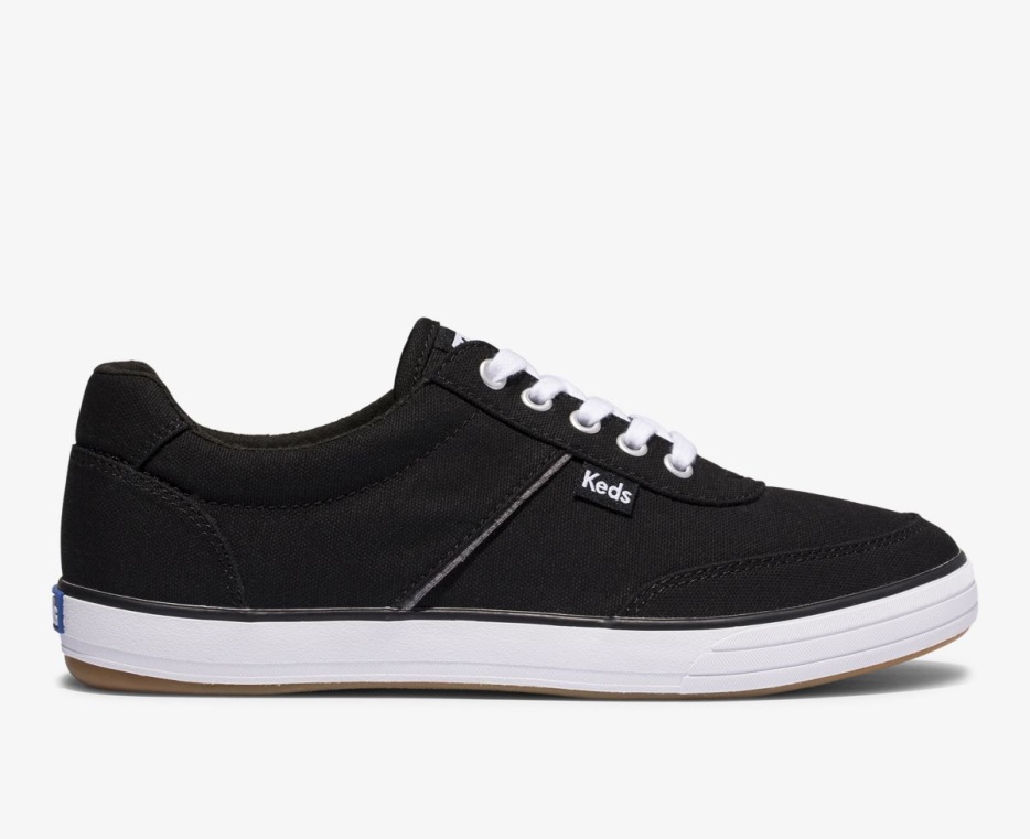 dames_courty_ii_canvas_keds_zwart.jpg Dames Courty Ii Canvas Keds Zwart - Afbeelding 1