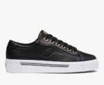 Dames Crew Kick Alt Leer Zwart Keds