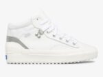 Dames Demi Trx Half Leer Wit Zilver Keds
