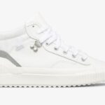 Dames Demi Trx Half Leer Wit Zilver Keds