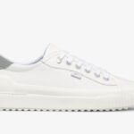 Dames Demi Trx Leer Keds Wit Zilver