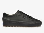 Dames Demi Trx Leren Keds Zwart