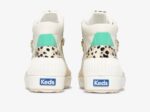 Dames Demi Trx Mid Lederen Crème Luipaard Keds - Afbeelding 2