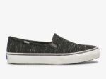 Dames Dubbeldekker Gespikkelde Jersey Houtskool Keds