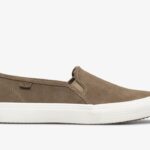 Dames Dubbeldekker Perf Suede Keds Taupe