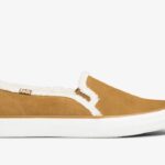 Dames Dubbeldekker Suède Faux Shearling Bruin Keds