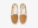 Dames Dubbeldekker Suède Faux Shearling Bruin Keds - Afbeelding 4