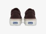 Dames Jump Kick Duo Vegan Soft Buck Bordeauxrood Keds - Afbeelding 3