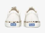 Dames Jump Kick Luipaard Pop Canvas Keds Cream - Afbeelding 2