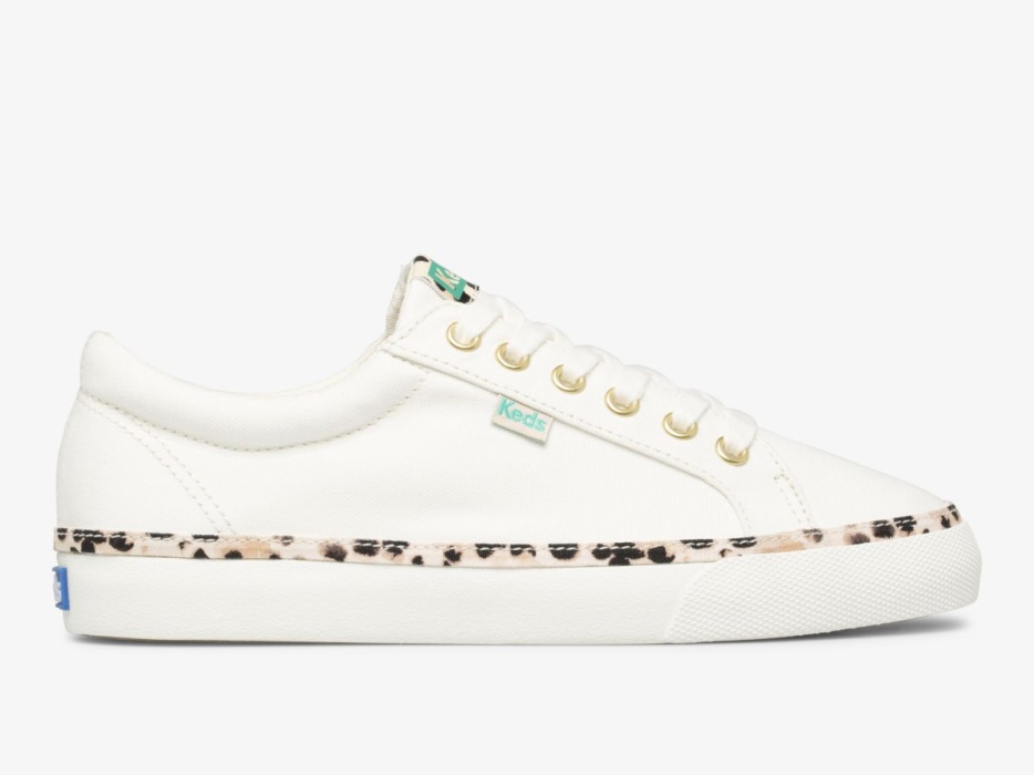dames_jump_kick_luipaard_pop_canvas_keds_cream.jpg Dames Jump Kick Luipaard Pop Canvas Keds Cream - Afbeelding 1