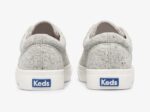 Dames Jump Kick Speckle Knit Grijs Keds - Afbeelding 3
