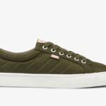 Dames Jump Kick Waterafstotende Gewatteerde Puffer Olijf Keds