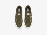 Dames Jump Kick Waterafstotende Gewatteerde Puffer Olijf Keds - Afbeelding 4