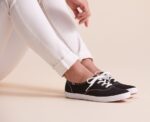 Dames Kampioen Prestatie. Biologische Katoenen Keds Zwart - Afbeelding 2