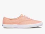 Dames Kampioen Prestatie. Biologische Neon Neon Koraal Keds