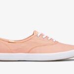 Dames Kampioen Prestatie. Biologische Neon Neon Koraal Keds
