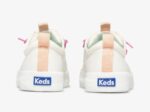 Dames Kickback Canvas Pop Wasbare Witte Keds - Afbeelding 2