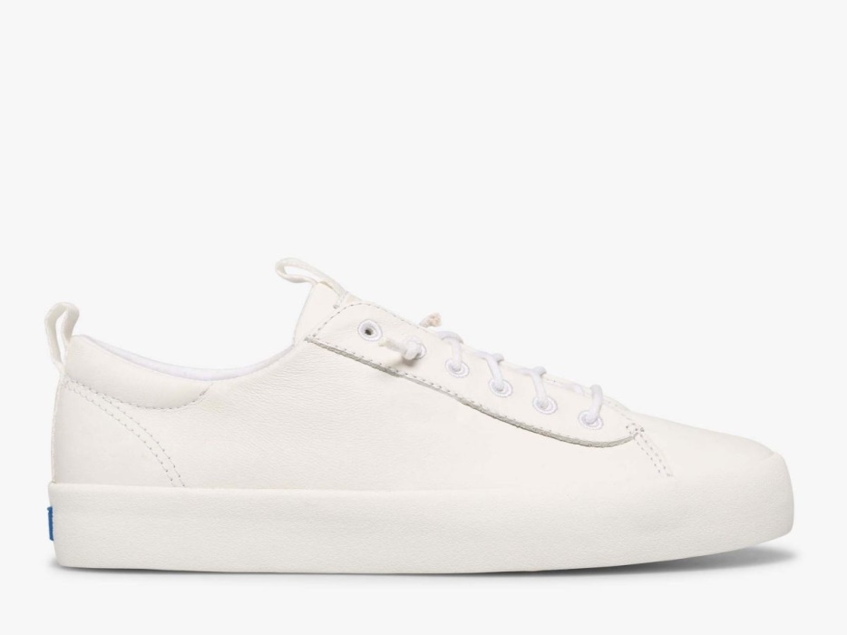 dames_kickback_leer_keds_wit.jpg Dames Kickback Leer Keds Wit - Afbeelding 1