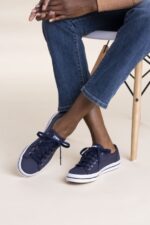 Dames Kickstart Marine Keds - Afbeelding 4