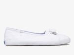 Dames Kust Madeliefje Oogje Wit Keds