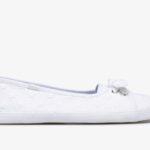 Dames Kust Madeliefje Oogje Wit Keds