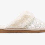 Dames Muiltjespantoffel Glitter Ivoor Keds