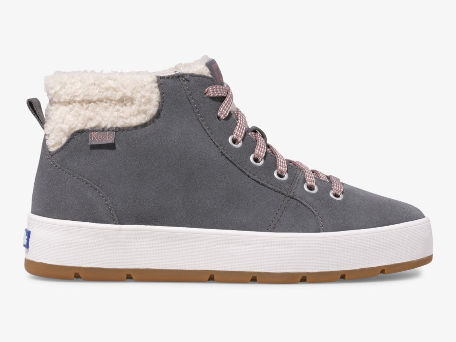 dames_tahoe_laars_suede_keds_grijs.jpg Dames Tahoe Laars Suède Keds Grijs - Afbeelding 1