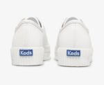 Dames Triple Kick Amp Leer Wit Keds - Afbeelding 3