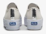 Dames Triple Up Canvas Keds Grijs Zilver - Afbeelding 2