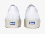 Dames Triple Up Canvas Wave Foxing White Multi Keds - Afbeelding 2
