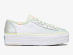Dames Triple Up Fade Canvas Keds Groen Multi