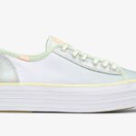 Dames Triple Up Fade Canvas Keds Groen Multi